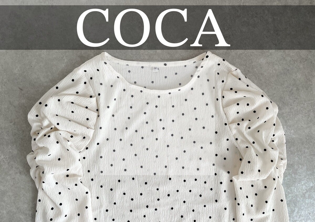 【coca】春まで使えるおしゃカワ万能トップスが990円って…ウソでしょ？！着用レビュー