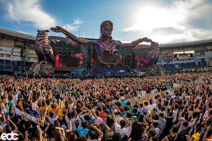 「EDC JAPAN 2018」の様子 (提供写真)