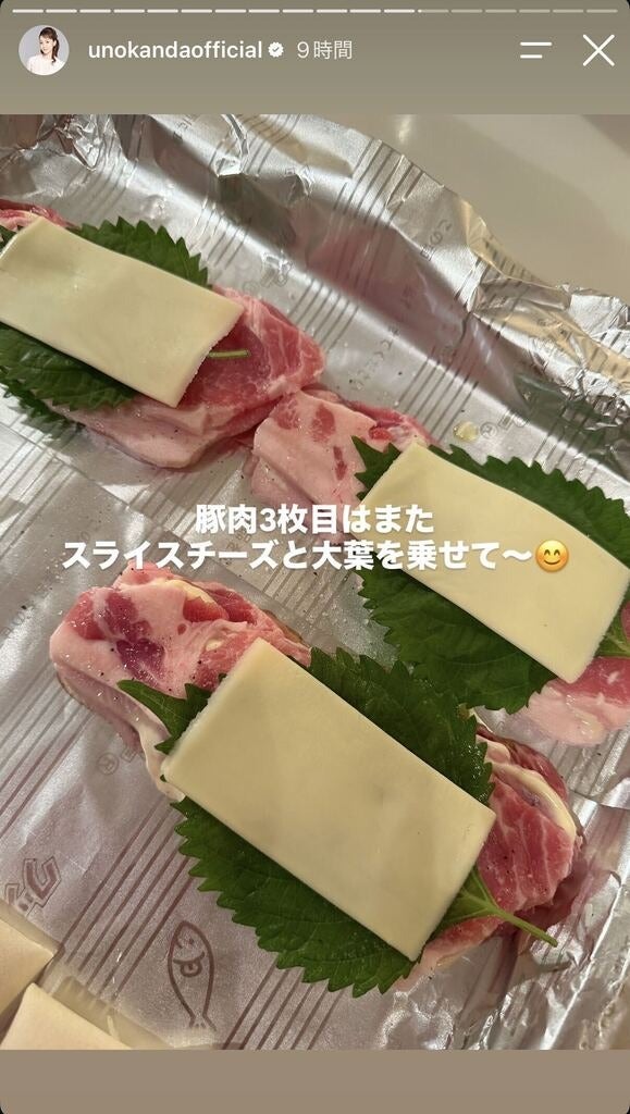 神田うのInstagramストーリーズより