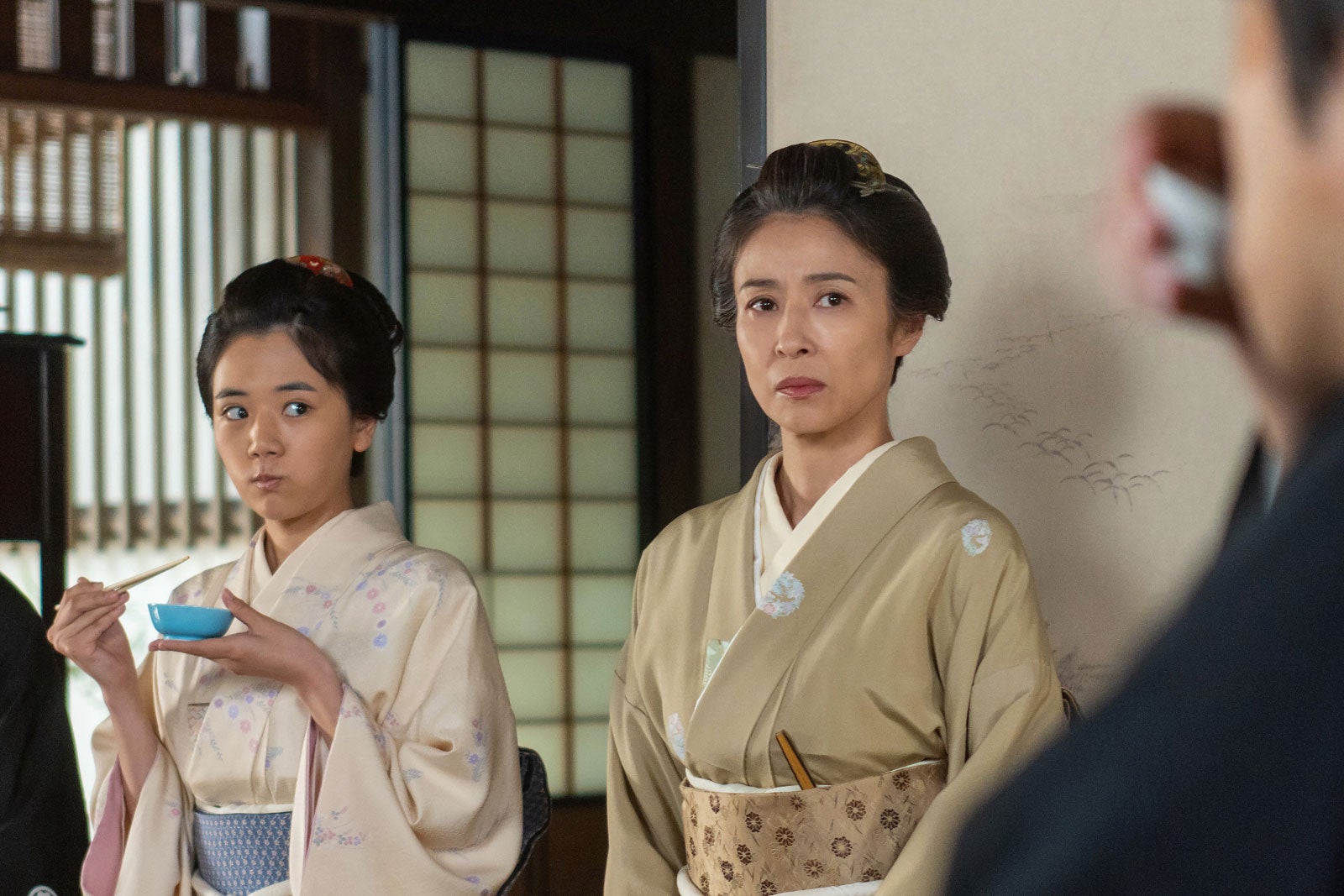 早坂美海、水野美紀「風、薫る」第7話（C）NHK