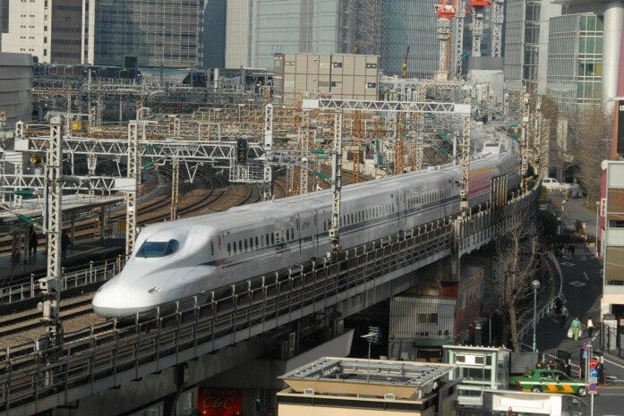 N700系で運転される「のぞみ」