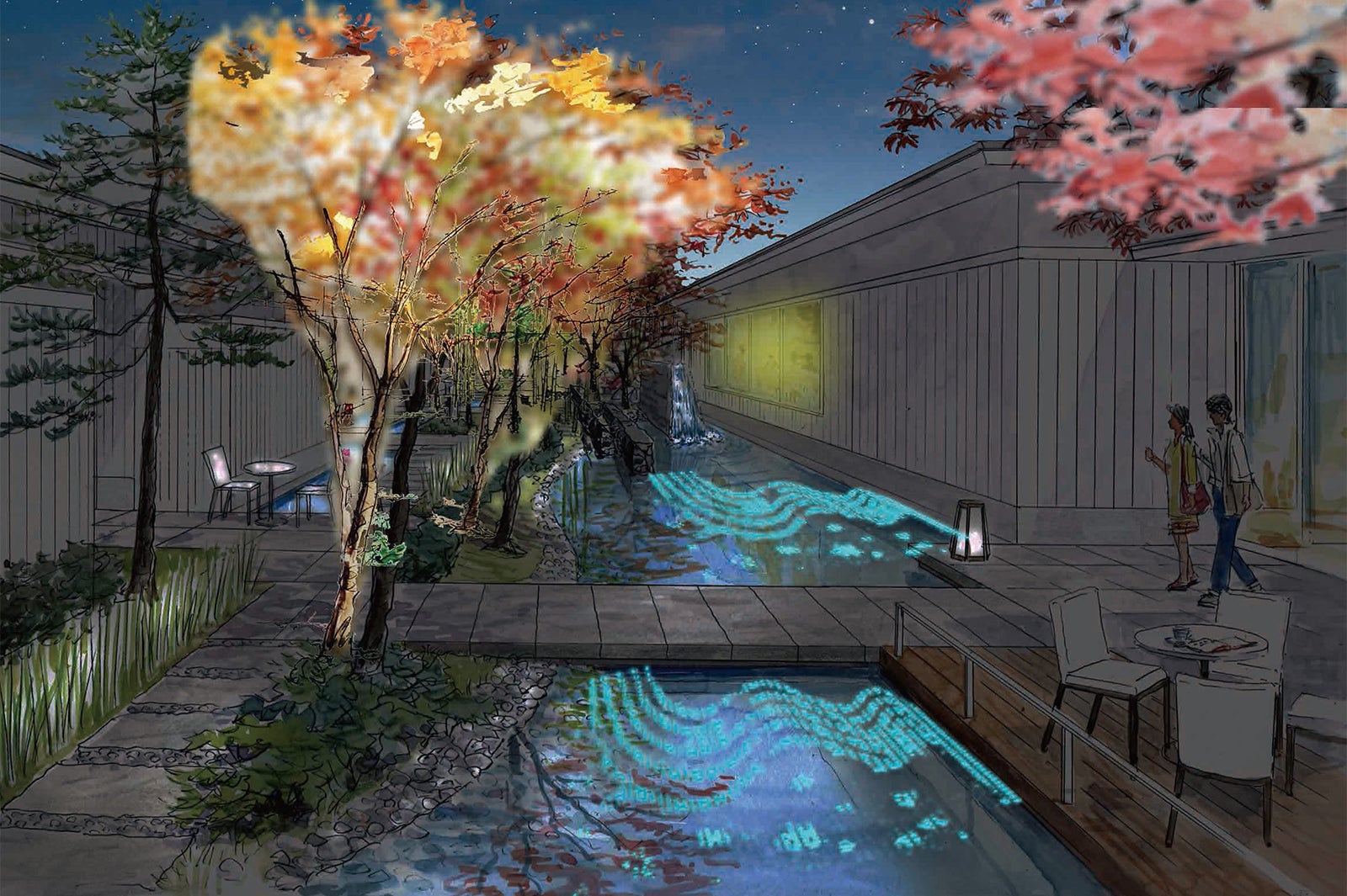 四季を通しての庭園イルミネーション／画像提供：マリントピアリゾート