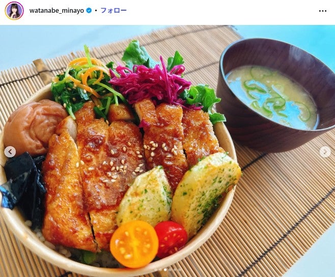 渡辺美奈代Instagramより