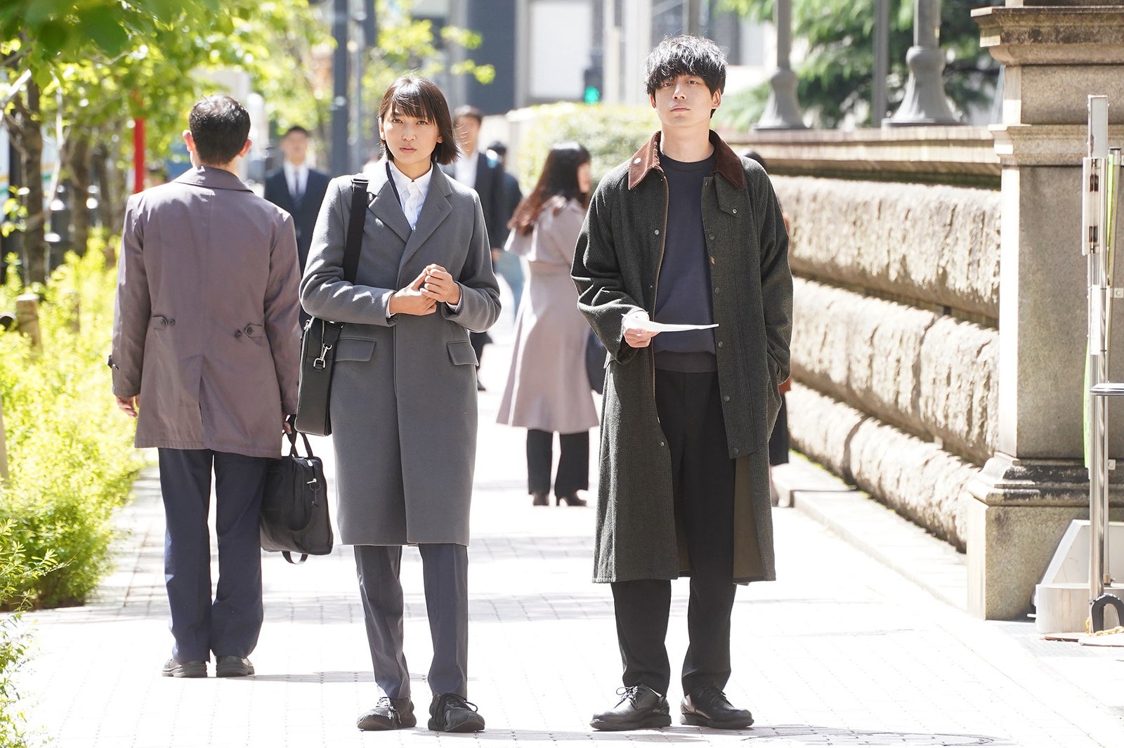 （左から）杏、坂口健太郎／「競争の番人」第6話より（C）フジテレビ