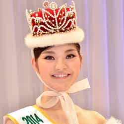 見事2014ミス・インターナショナル日本代表に選出された本郷李來（ほんごう・りら）さん（21）