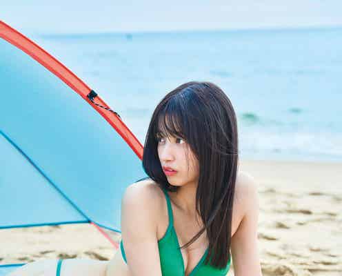 乃木坂46五百城茉央、初ビキニ姿で大人な表情 1st写真集先行カット第5弾解禁【未来の作り方】