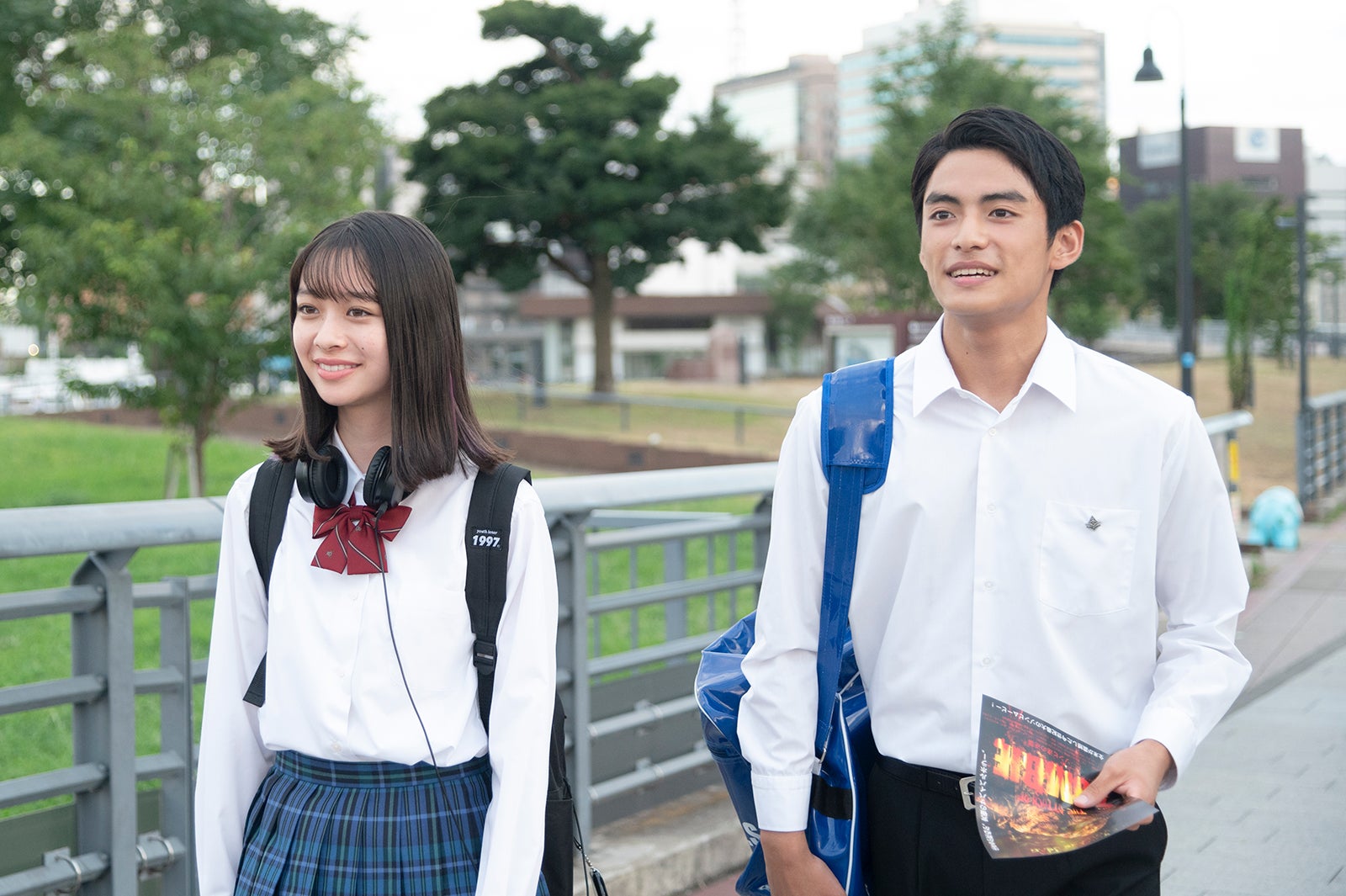 田鍋梨々花、藤枝喜輝／「17.3 about a sex」（C）AbemaTV, Inc.