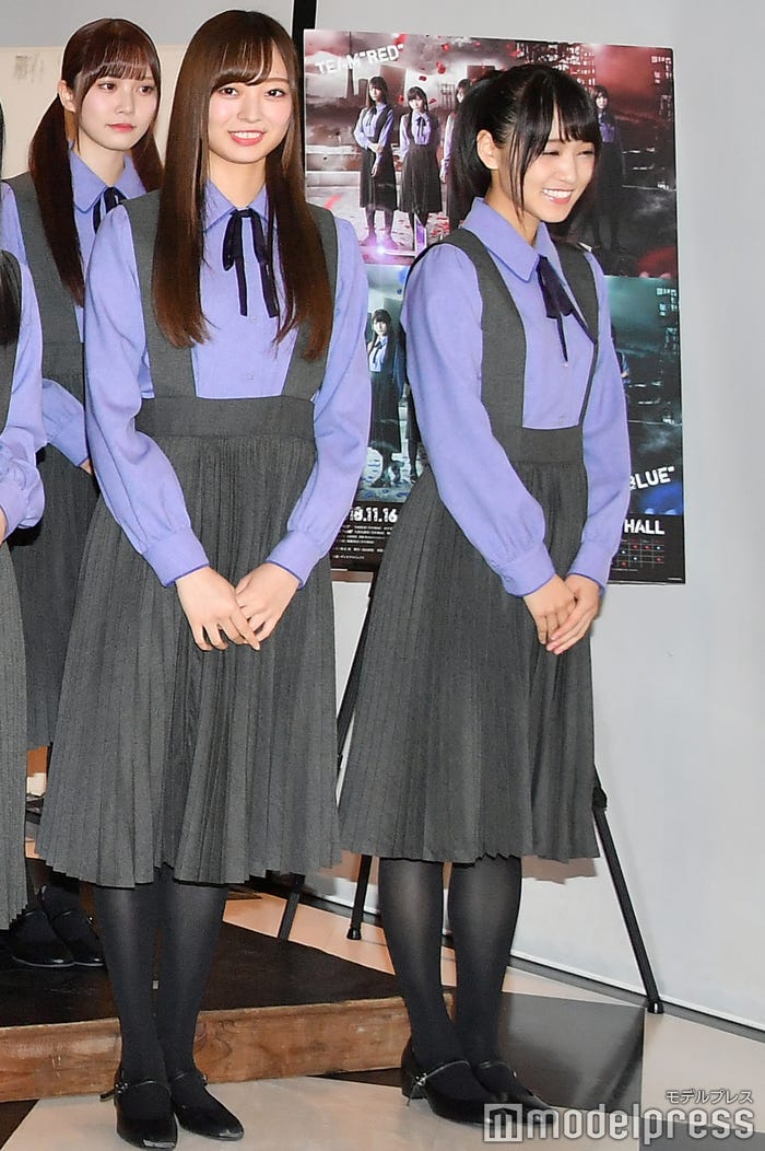 楽しそうに談笑しながら登場した/加藤史帆、梅澤美波、菅井友香 (C)モデルプレス