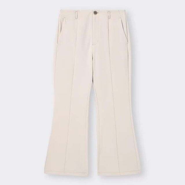 GU　セットアップ　ボトムス　カットソーフレアスラックス