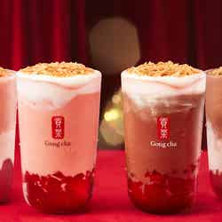 あまおう(R)ノエル ミルクティー/あまおう(R)ノエル フローズンティー/あまおう(R)トルテ ショコラティー/あまおう(R)トルテ ショコラフローズン/提供画像