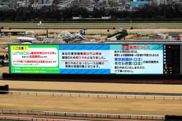 7日東京競馬は8R以降中止 積雪の影響 代替、続行競馬は実施せず