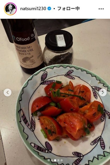 小川菜摘Instagramより