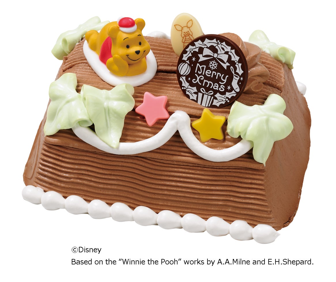 ‘くまのプーさん’ デコレーションノエル3,500円／画像提供：B-R サーティワン アイスクリーム