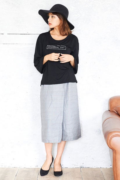 ラップデザインガウチョパンツ「Re:EDIT by GALSTAR」3,298円（税込）／画像提供：Re:EDIT by GALSTAR