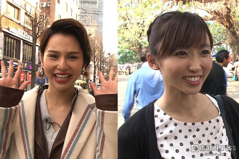 海外で現地の美容法を体験する（写真左から）水沢アリー、吉木りさ【モデルプレス】