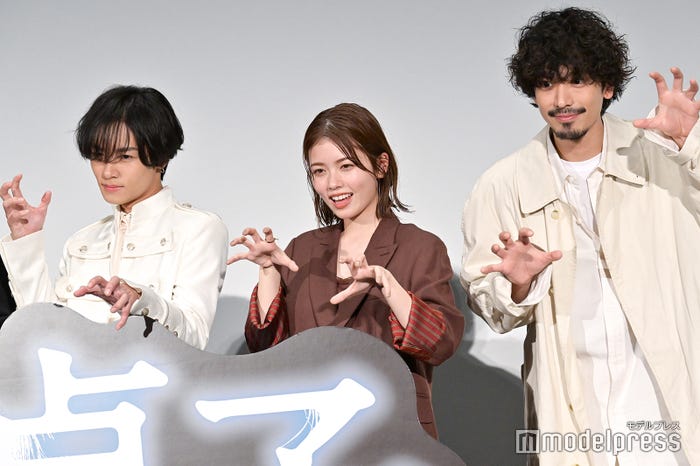 川村壱馬、黒羽麻璃央、小芝風花(C)モデルプレス