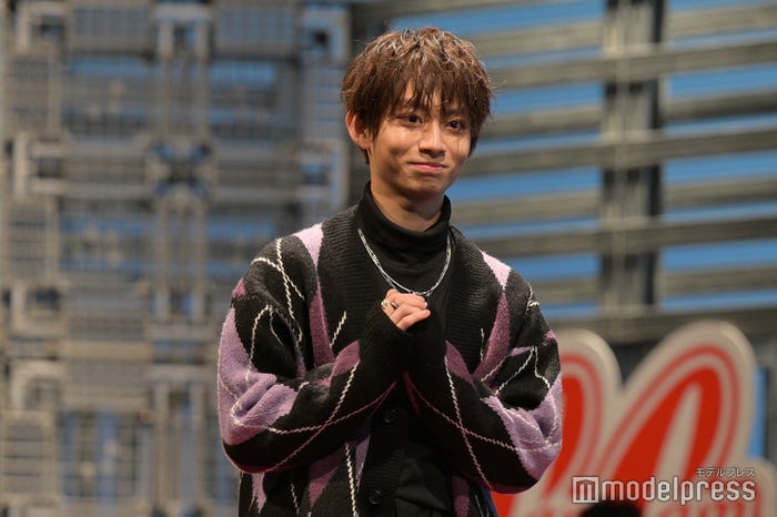 「慶應ボーイコンテスト2022」ファイナリスト・片寄翔太さん/「CanCam 40th Birthday Night Vol.2」イベント本編より(C)モデルプレス