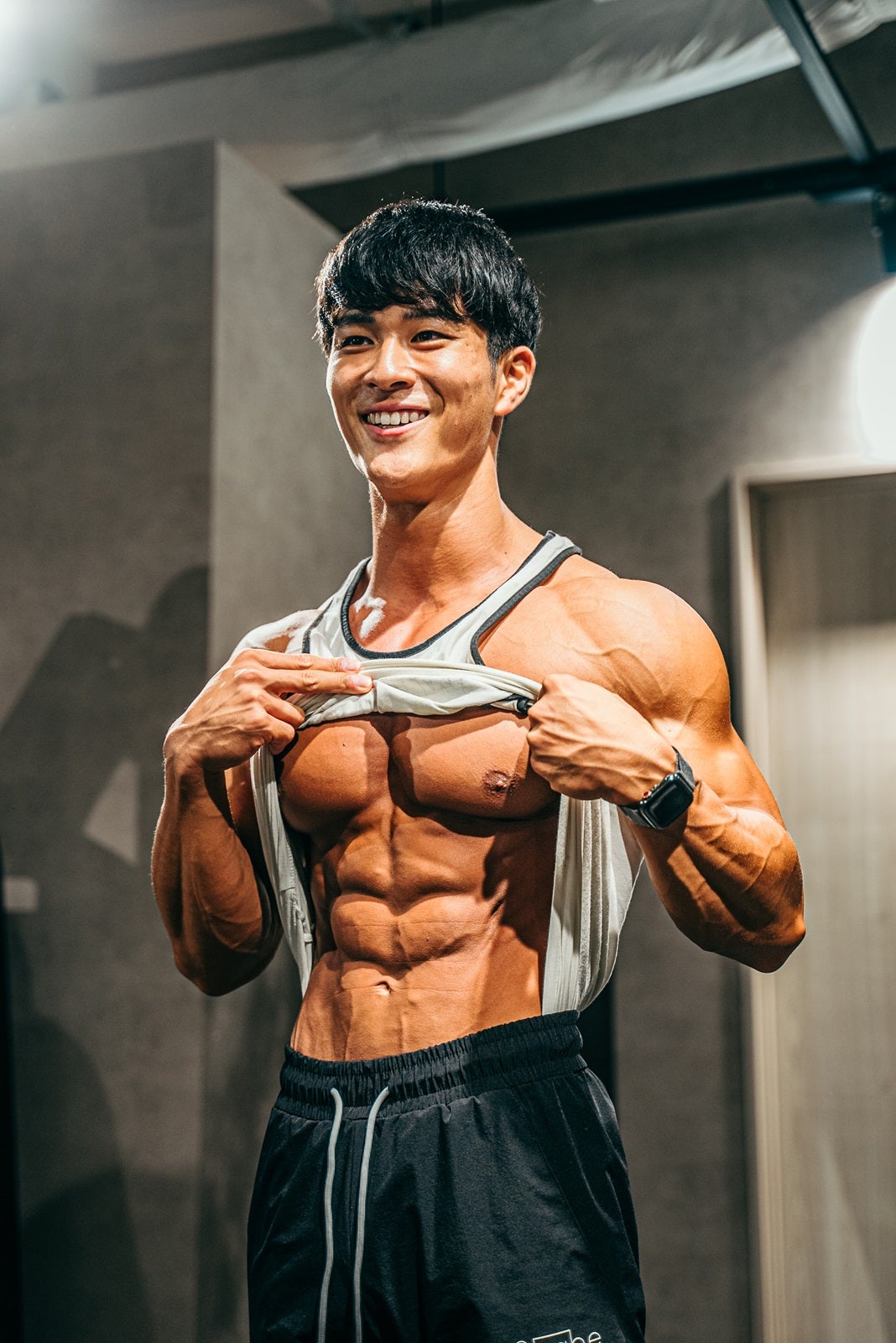 仕上がった体（提供写真）