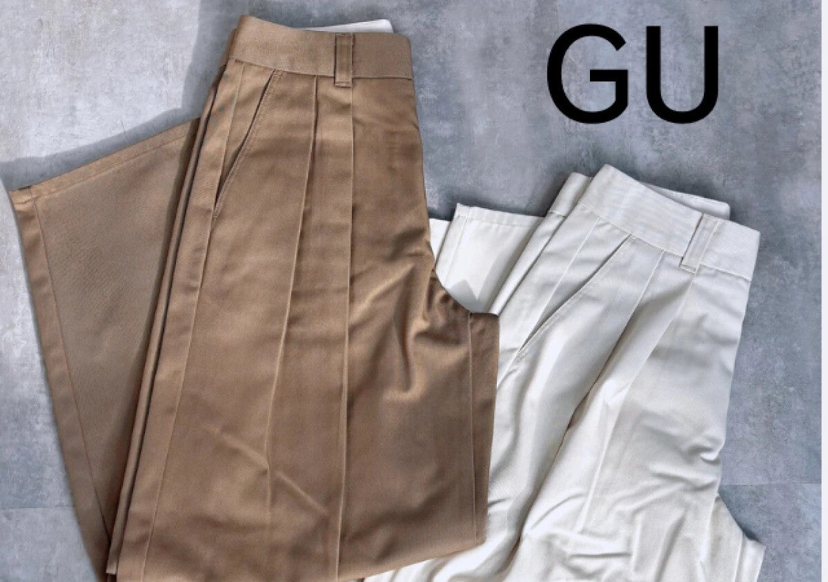 ワイドパンツはGUのきれいめなやつ選んどけば間違いなし！楽なのにきちんと見えるおすすめ5選