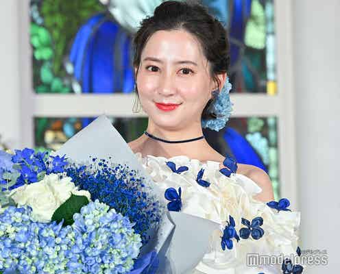 河北麻友子、自身の挙式のこだわり語る「いろんな夢を叶えてくれるような1日」純白ドレス姿で登場