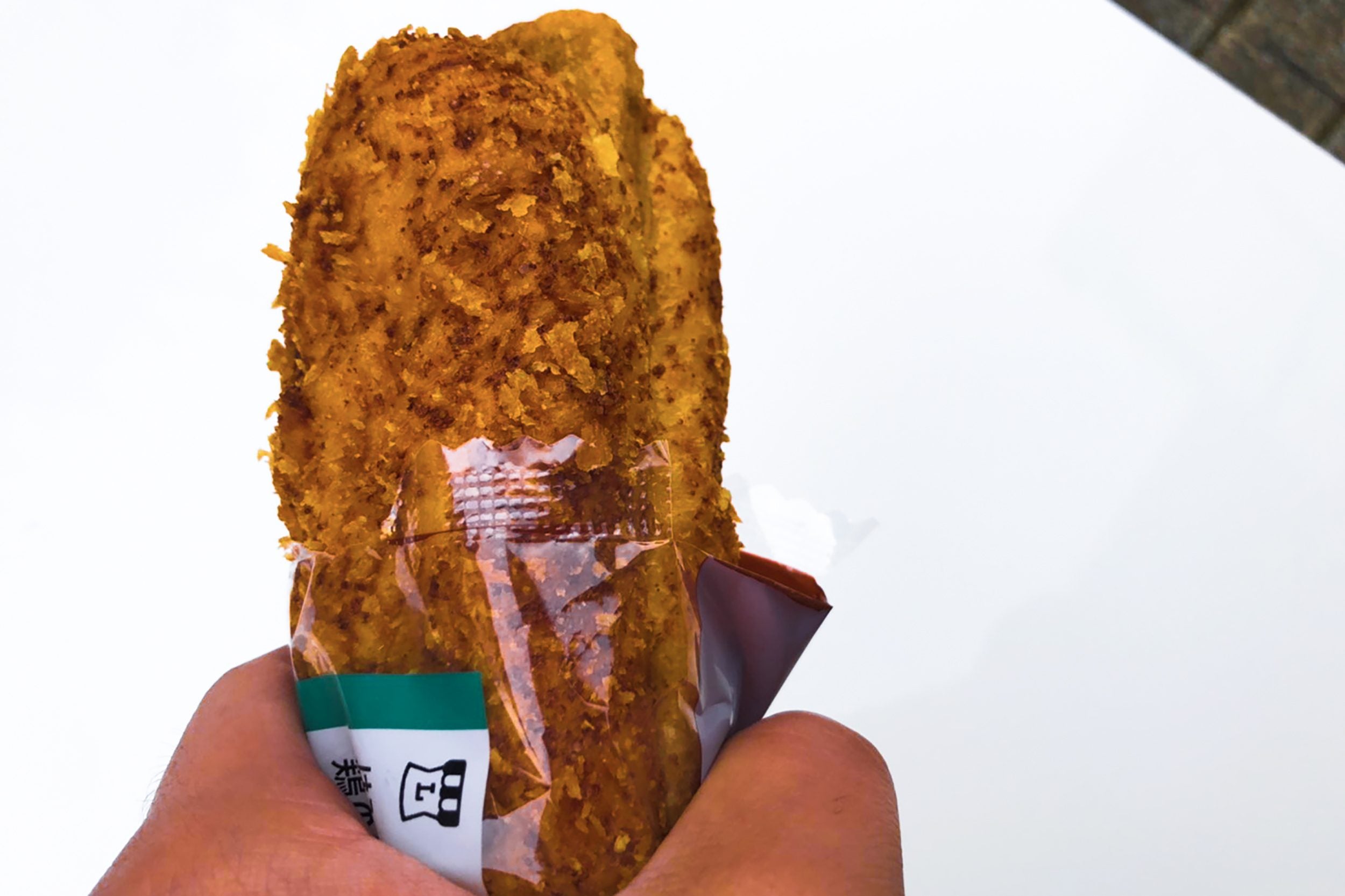 はみでるスティックバーガー鶏の竜田揚げ