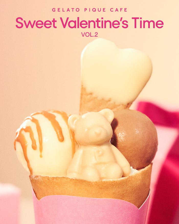 ピケベアチョコキャラメルクレープ(提供写真)