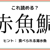 魭 って何て読むっけ 読めたらスゴイ 難読漢字 魚編 モデルプレス 魭 って何て読むっけ 読めたらスゴイ 難読漢字 魚編 モデルプレス