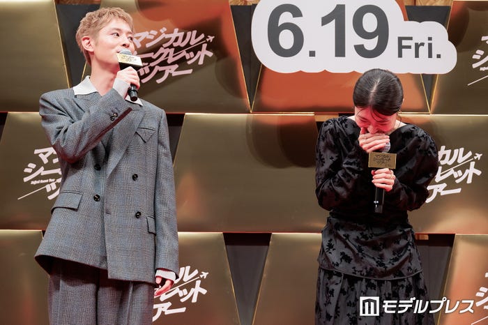 有村架純からバンバン叩かれたという塩野瑛久(C)モデルプレス