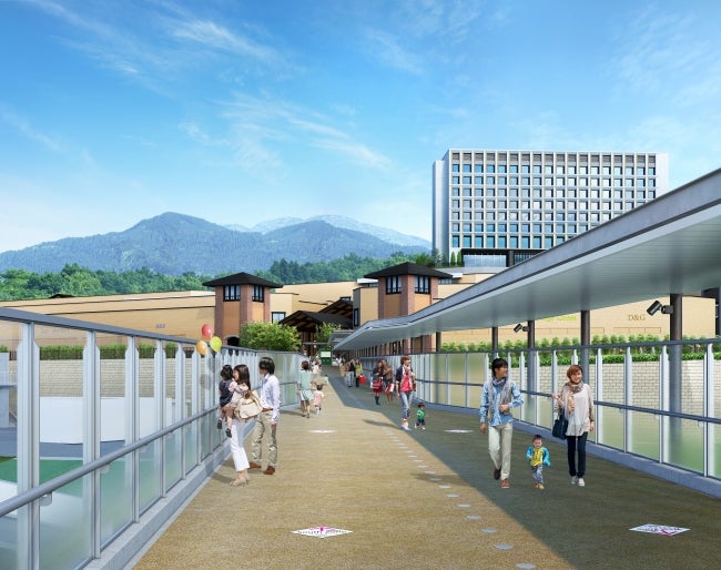 御殿場プレミアム・アウトレット第4期増設イメージ／画像提供：三菱地所・サイモン