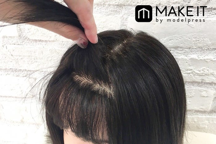 ボブヘアアレンジ1〈ヘアピンアレンジ〉 (C)メイクイット