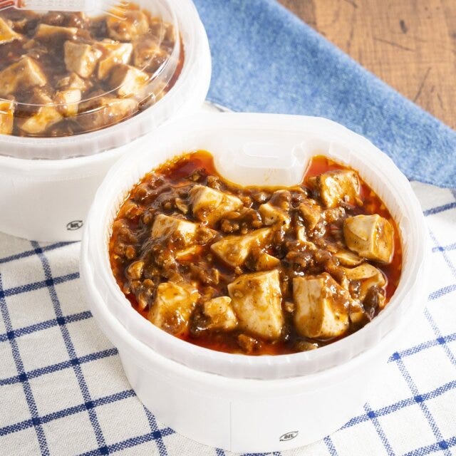 ファミリーマートの醤の旨味がきいた麻婆豆腐ごはんのビジュアル