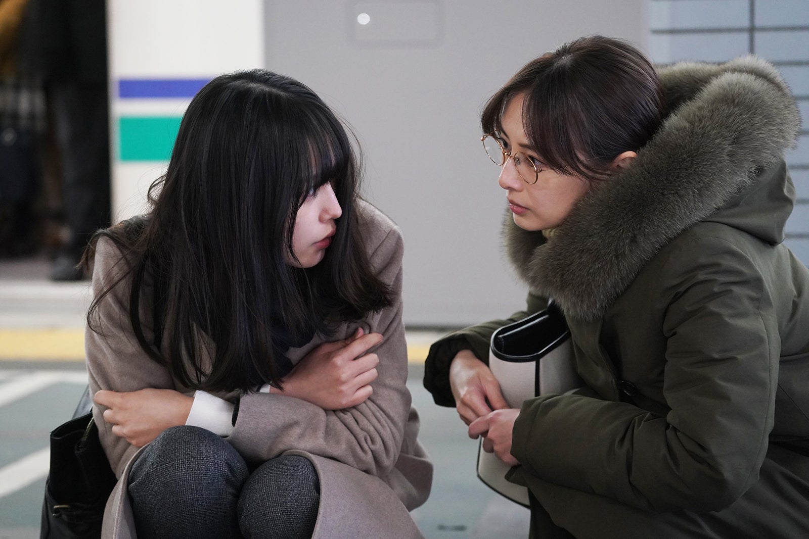 南沙良、北川景子 「女神の教室～リーガル青春白書～」第5話より（C）フジテレビ