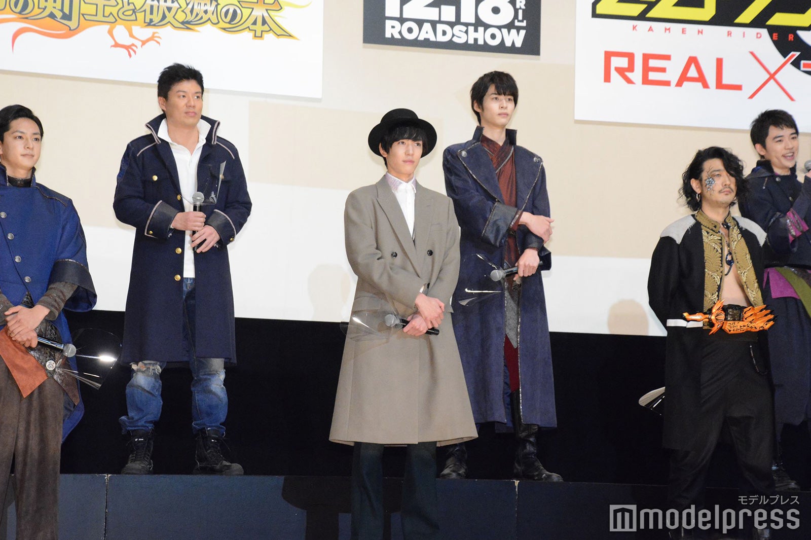 （上段左から）生島勇輝、青木瞭、富樫慧士（下段左から）山口貴也、内藤秀一郎、谷口賢志（C）モデルプレス