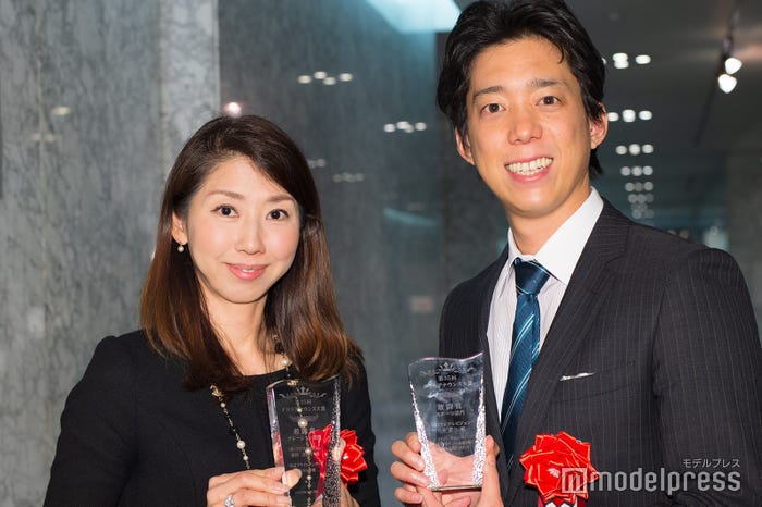 藤村さおりアナ、立本信吾アナ(C)モデルプレス