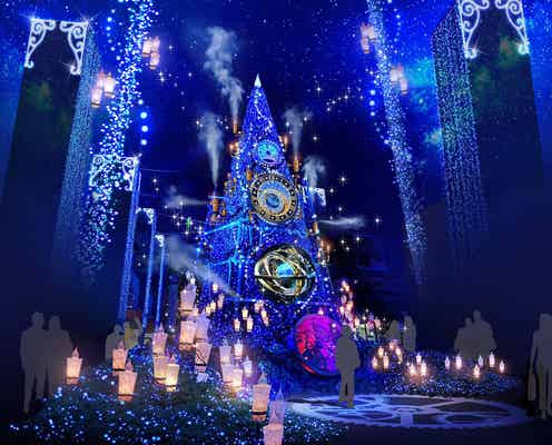 「光の遊園地」ひらかたパークでイルミネーション、360度ランタンが浮かぶ幻想空間も