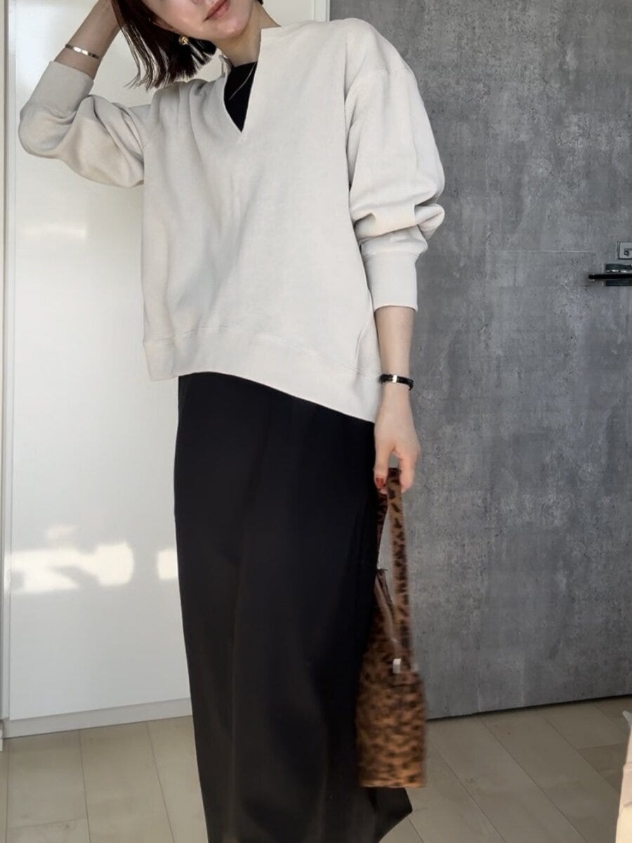 ユニクロクレープジャージーワンピースノースリーブ