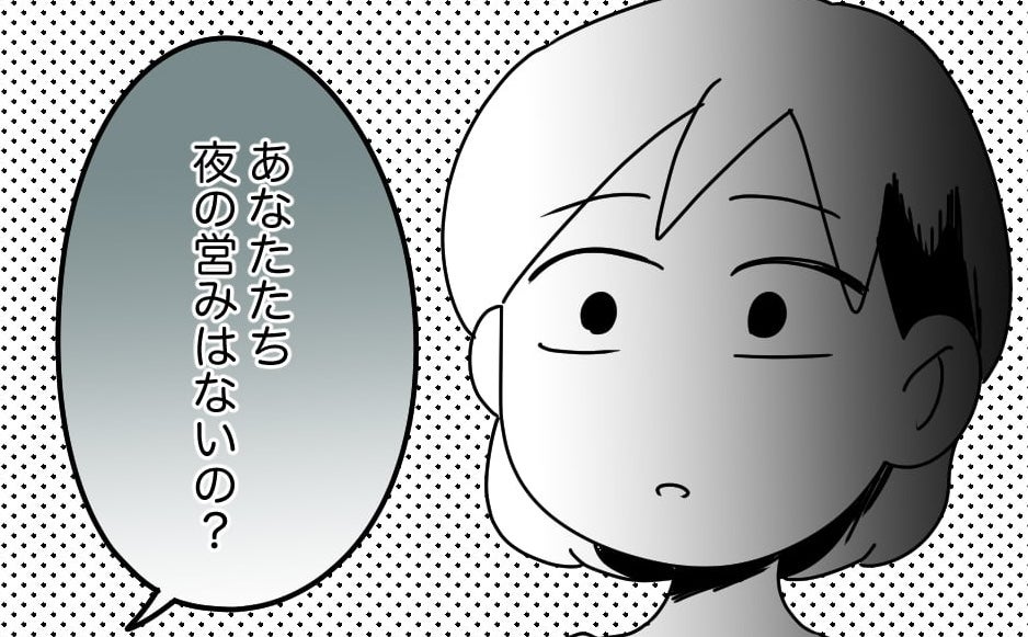 【漫画】義母から衝撃な一言「夜の営みはないの？」【夫と義家族に無視される私 Vol.12】