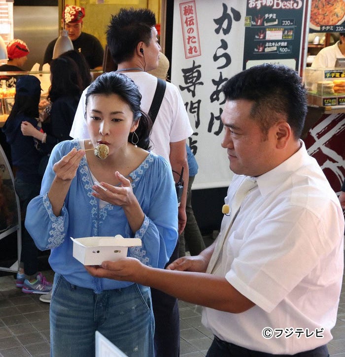 竹内結子、山崎弘也(C)フジテレビ