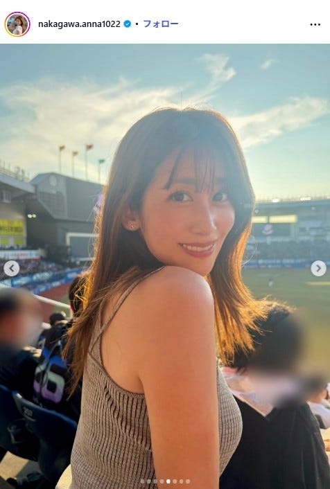 中川安奈Instagramより