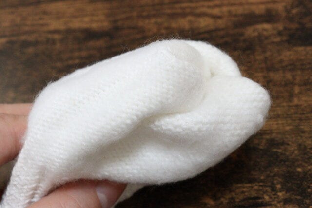 裏起毛軍手 素材感 裏起毛軍手 素材感