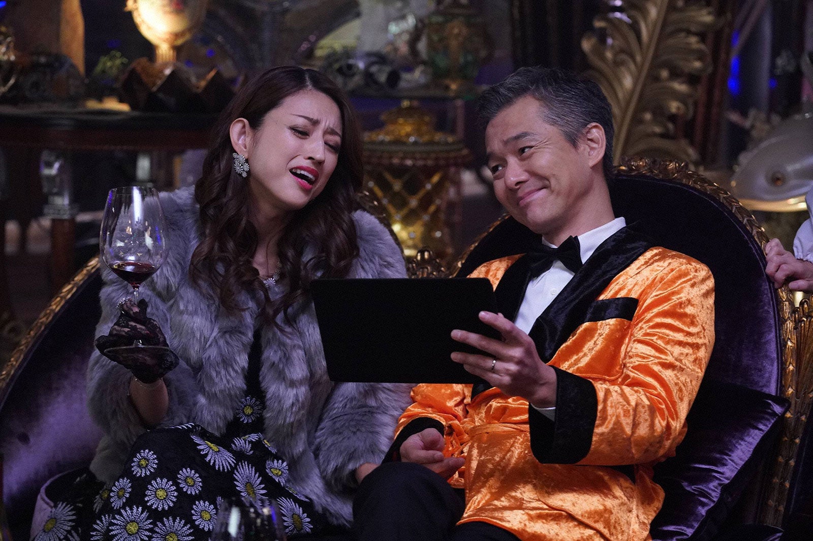 小沢真珠、渡部篤郎「ルパンの娘」第4話より（C）フジテレビ