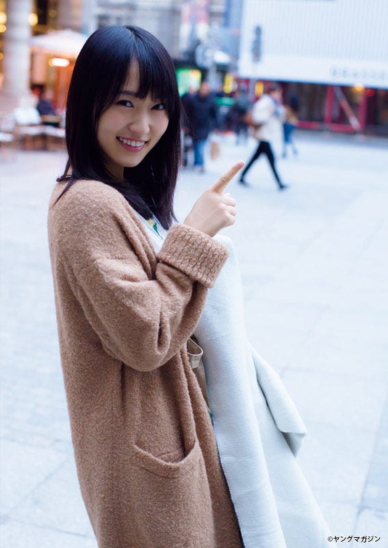 菅井友香(C)LUCKMAN/ヤングマガジン