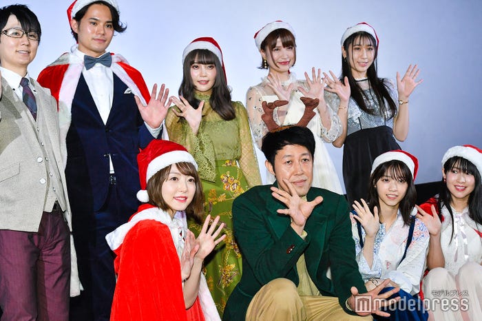 (前列左から)花澤香菜、小籔千豊、西野七瀬、茅原実里(後列左から)糸曽賢志監督、近藤雄介、大森日雅、原奈津子、小見川千明(C)モデルプレス