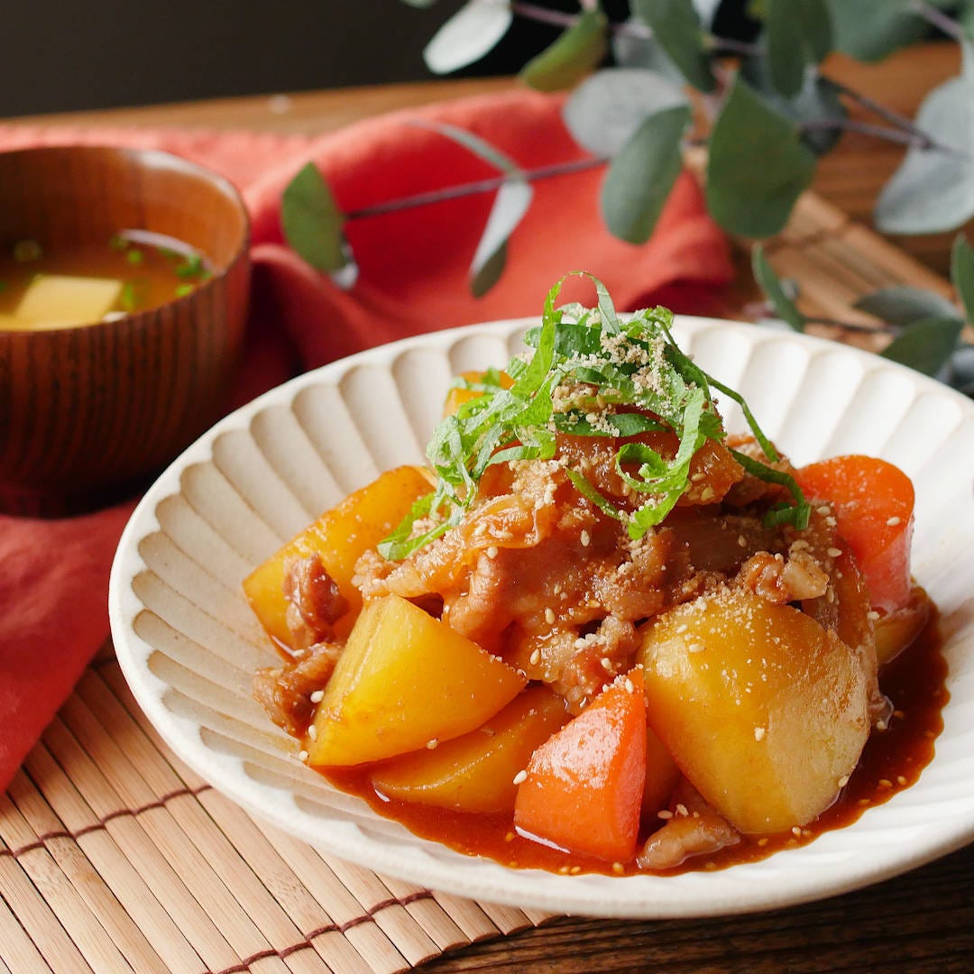 レンジでつくる。韓国風肉じゃが