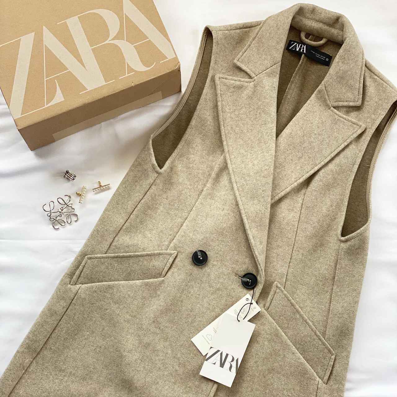 ZARA ベスト ジレ-