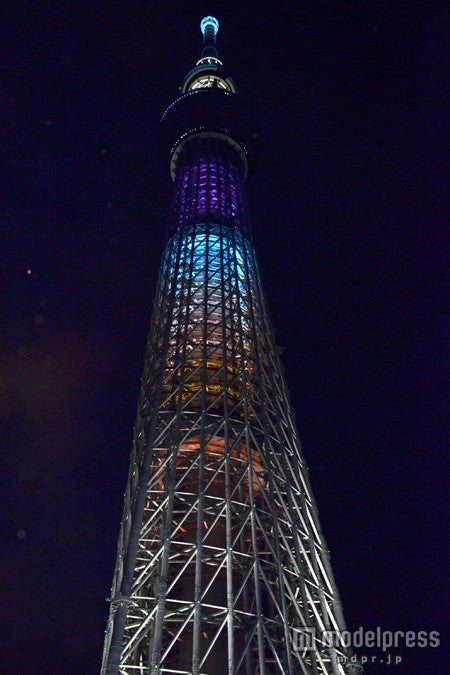スカイツリー「バレンタイン特別ライティング」