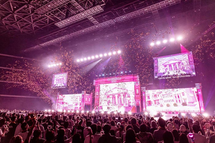 「NiziU Fan Meeting with U 2024Nizi“U”niversity」ライブ写真/撮影:田中聖太郎写真事務所