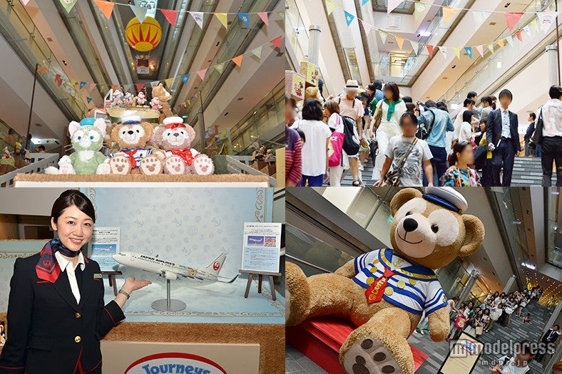 可愛いダッフィーが大集合、初のキャラ展示＆2m越え巨大ダッフィーにファン行列