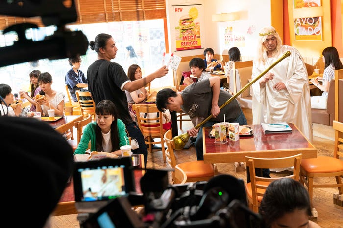 新CMメイキングカットより(提供写真)