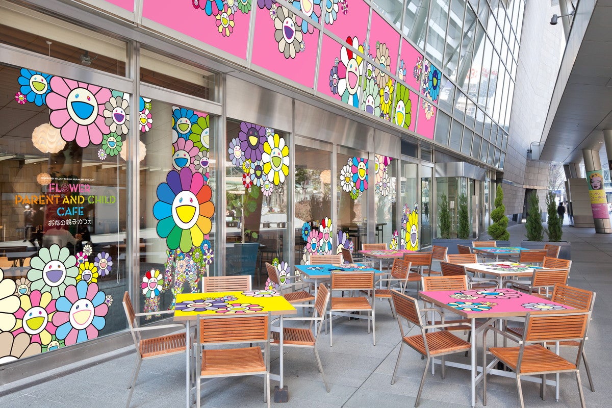 お花の親子カフェ（C）2021 Takashi Murakami／Kaikai Kiki Co．，Ltd．All Rights Reserved．